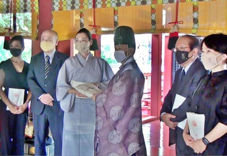 浅草神社・櫻山神社にて新型コロナ終息祈願と漆の奉納式